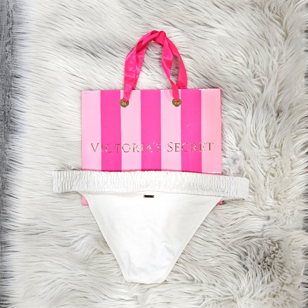 Victoria's secret white bikini bottoms